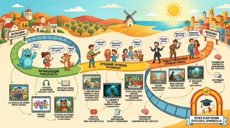 Испанские фильмы и мультики для начинающих