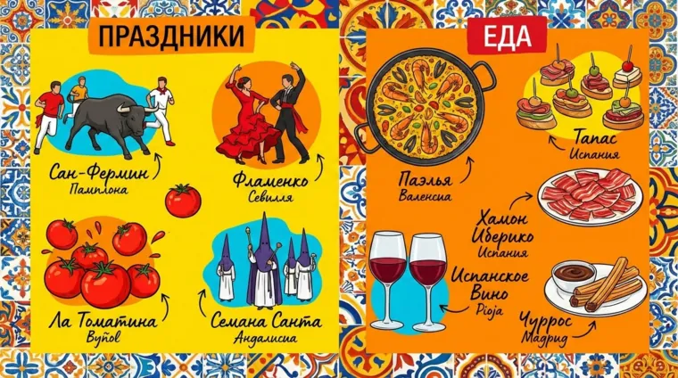 Основные традиции в Испании: от праздников до еды