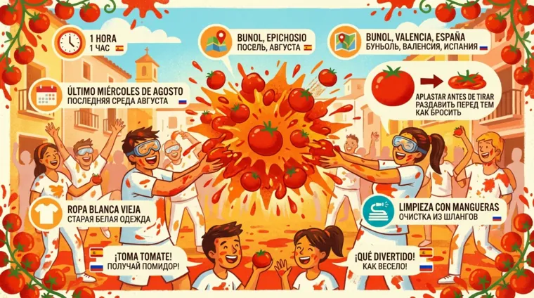 Ла Томатина — фестиваль помидоров в Испании