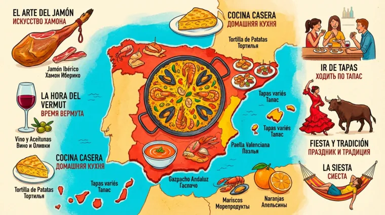 Испанская кухня: главные блюда и гастрономические традиции