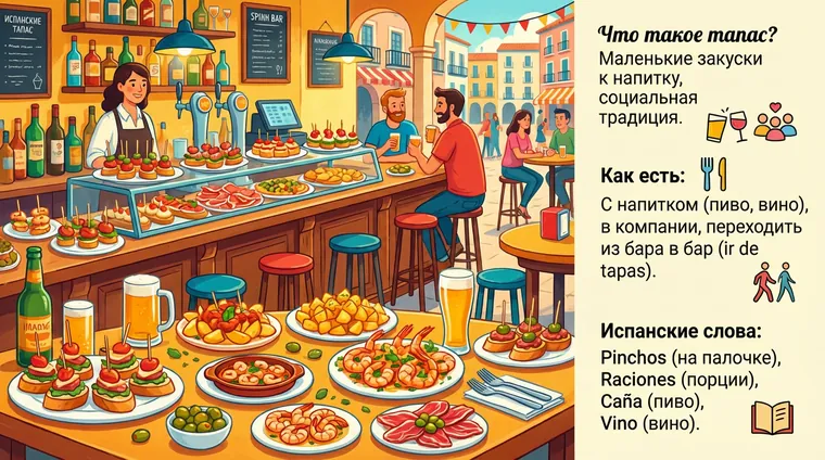 Тапас в Испании: что это и как правильно есть