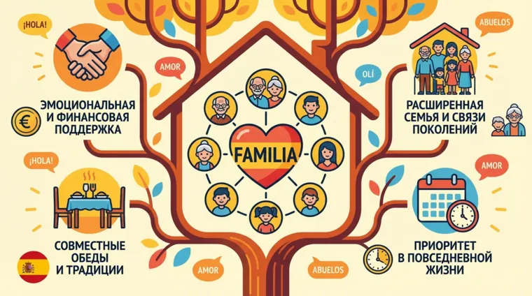 Роль семьи в испанском обществе