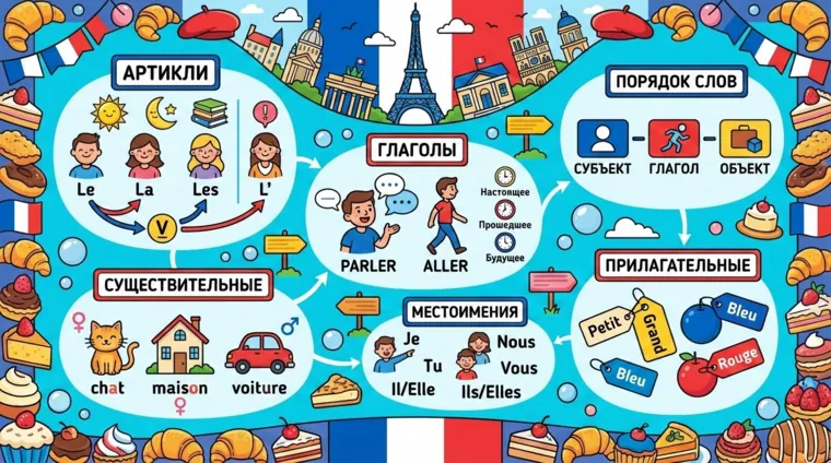 Основы французской грамматики для начинающих