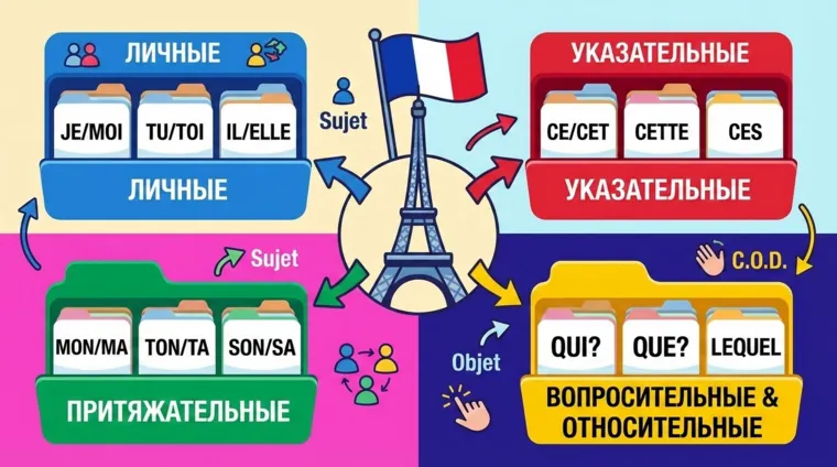 Местоимения во французском языке: полный обзор