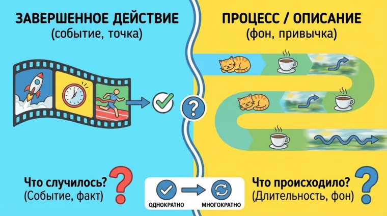 Passé Composé и Imparfait: в чём разница?