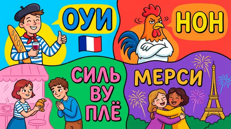 Как сказать «да», «нет», «пожалуйста», «спасибо» по-французски