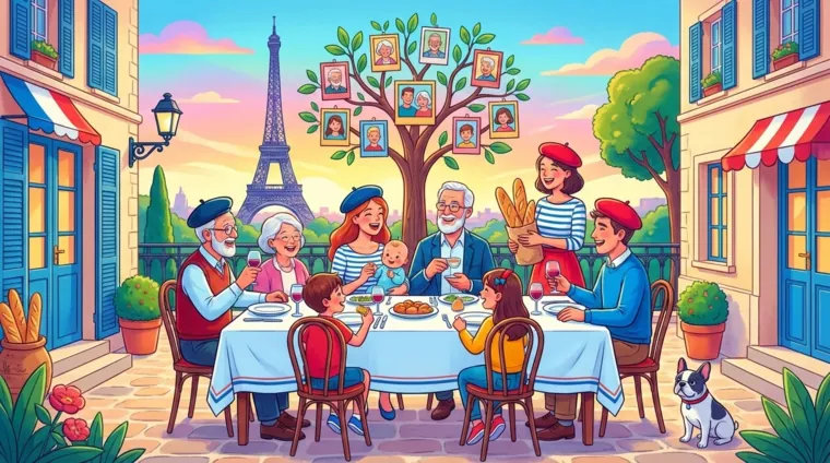 Лексика по теме «Семья» на французском языке