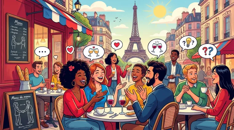 Как знакомятся и общаются французы