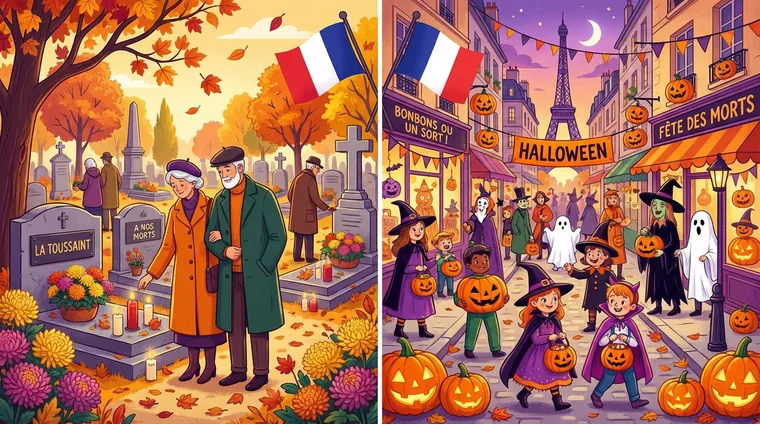 День всех святых и Хэллоуин по-французски