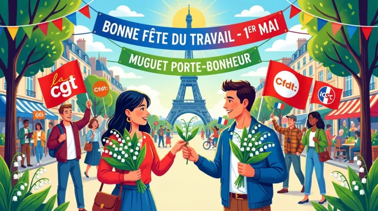Как отмечают 1 мая во Франции — День труда и ландышей