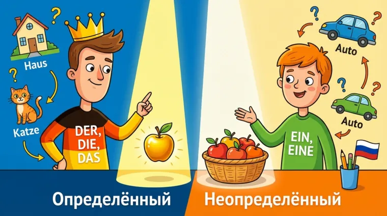 Артикли в немецком языке: определённый и неопределённый