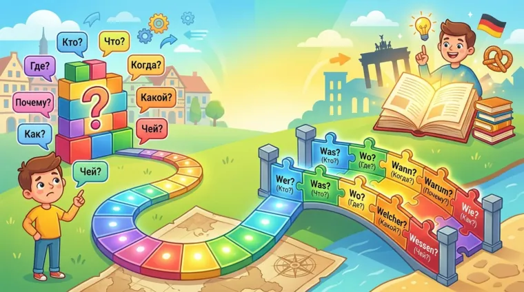 Как задать вопрос в немецком языке: вопросительные слова