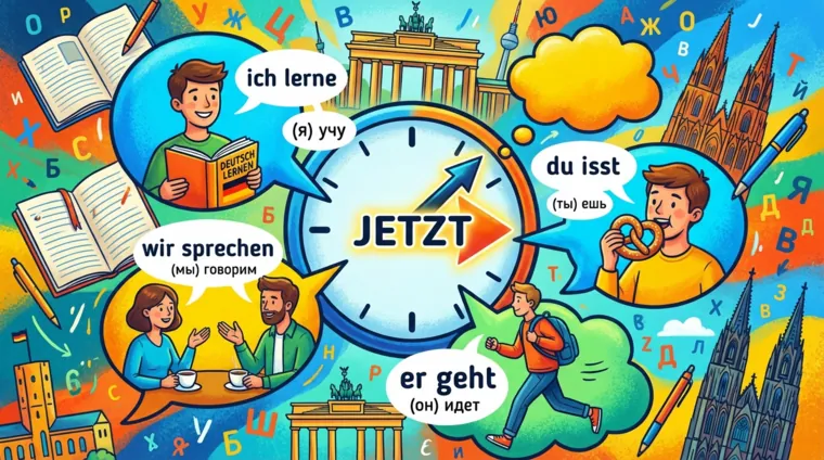 Настоящее время Präsens в немецком языке: правила и примеры