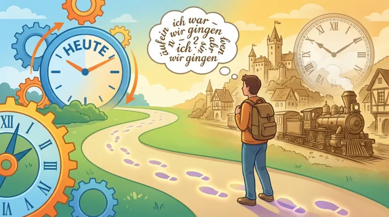 Прошедшее время Präteritum в немецком языке
