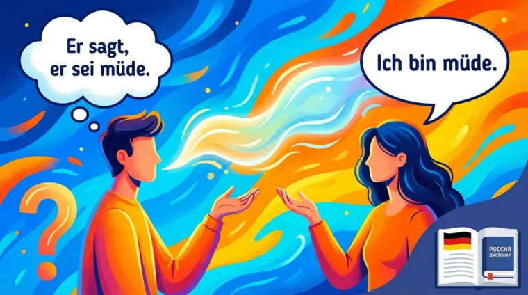 Косвенная речь в немецком языке: Konjunktiv I