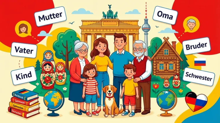 Лексика по теме «Семья» на немецком языке