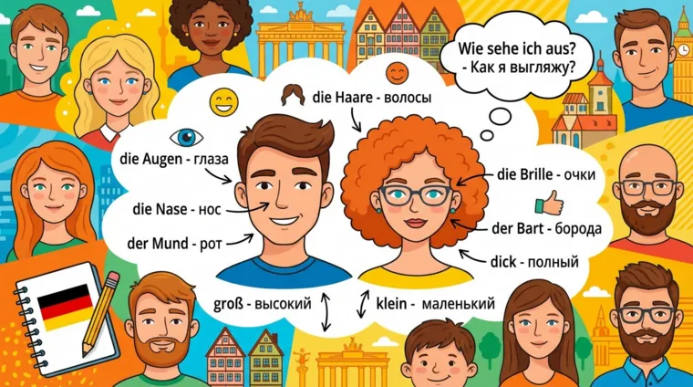 Как описывать внешность на немецком языке