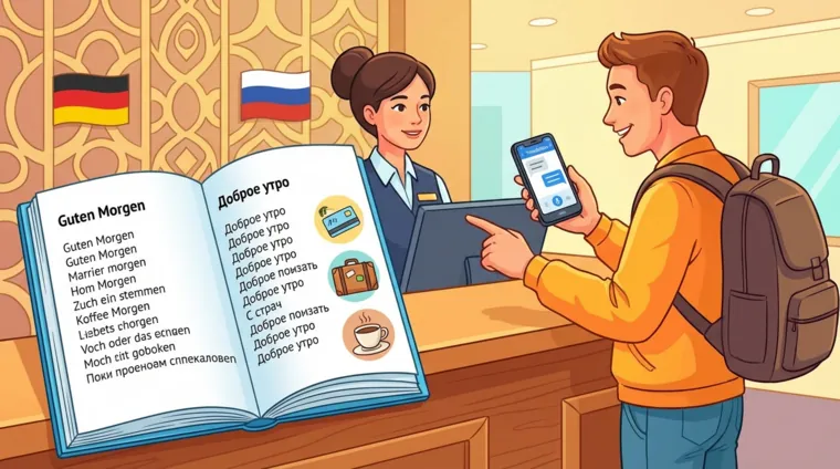 В отеле: немецкие фразы и словарь туриста