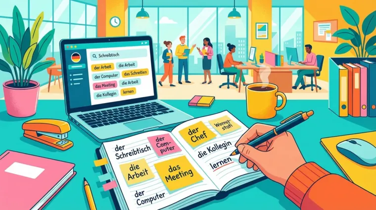 Немецкие слова по теме «Офис и работа»