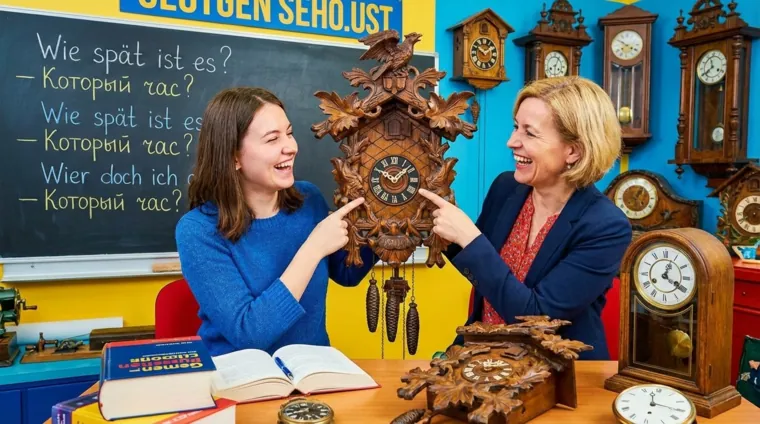 Как говорить о часах на немецком языке