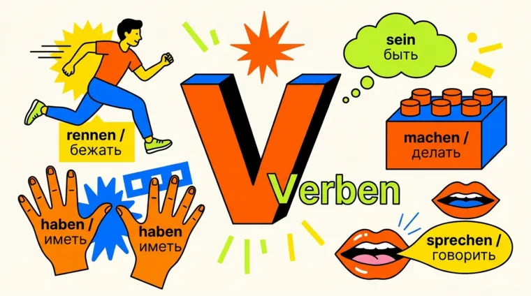 Частотные глаголы в немецком языке