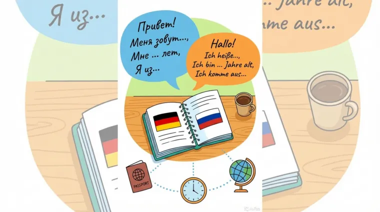 Как представиться на немецком: имя, возраст, страна