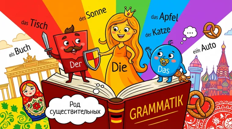 Как определить род существительного на немецком