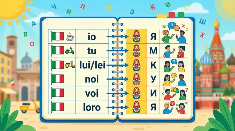 Личные местоимения в итальянском языке: таблица и примеры