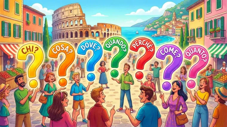 Вопросительные местоимения в итальянском языке
