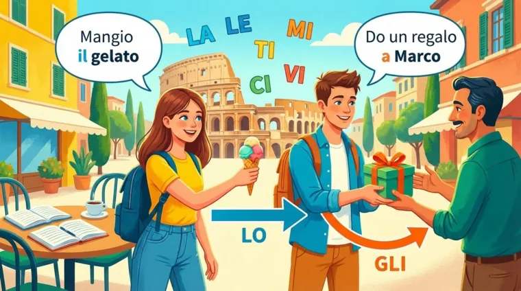 Прямое и косвенное дополнение в итальянском языке