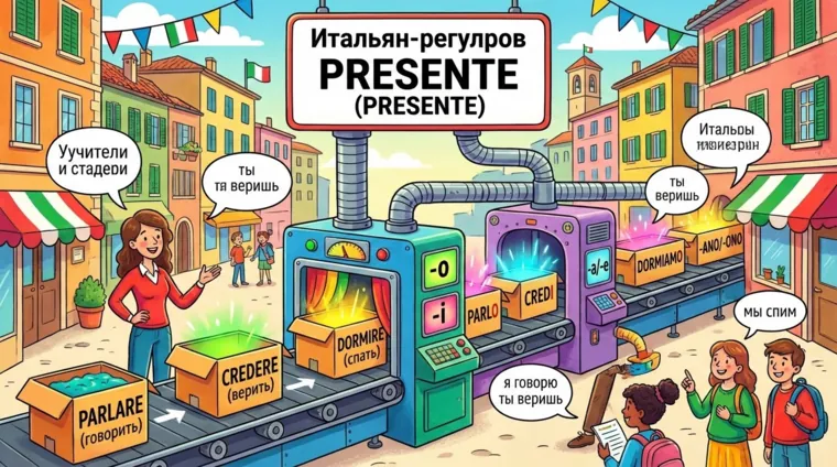 Спряжение правильных глаголов в настоящем времени (Presente)