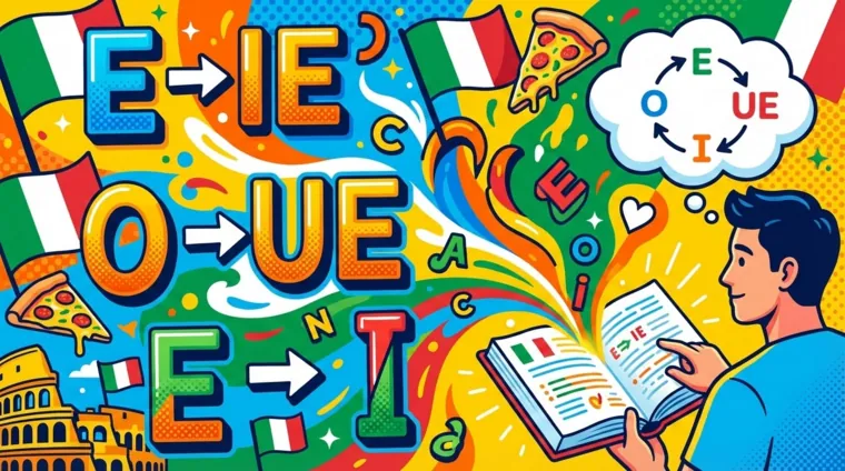 Глаголы с чередованием гласных в итальянском языке