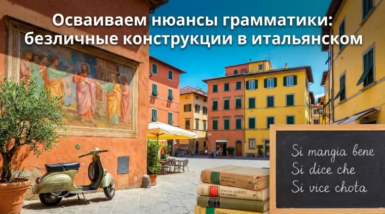 Безличные конструкции в итальянском языке