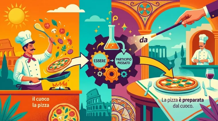 Как образуются страдательные конструкции в итальянском языке