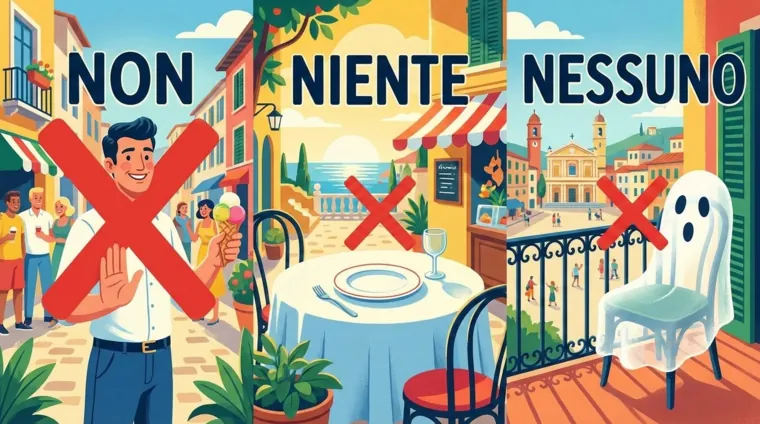 Отрицательные конструкции в итальянском языке: non, niente, nessuno