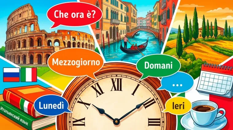 Как говорить о времени на итальянском языке