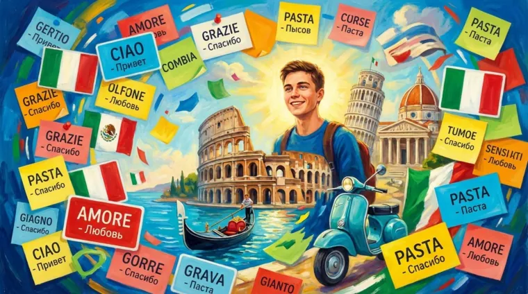 100 самых нужных слов на итальянском языке