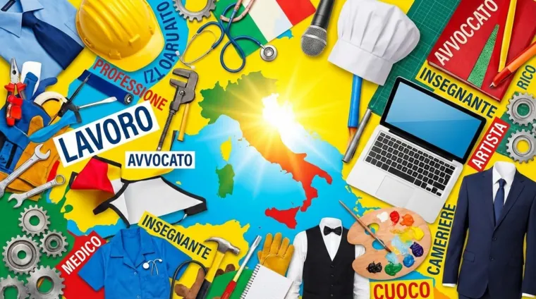 Лексика по теме «Работа и профессии» на итальянском
