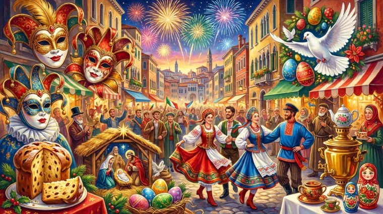 Лексика по теме «Праздники и традиции» на итальянском