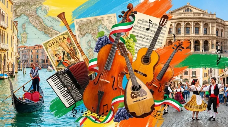 Музыка и музыкальные инструменты на итальянском