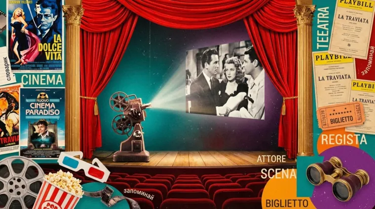 Лексика по теме «Кино и театр» на итальянском