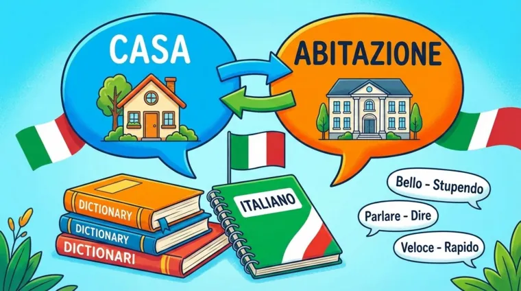Синонимы в итальянском языке: список и объяснение