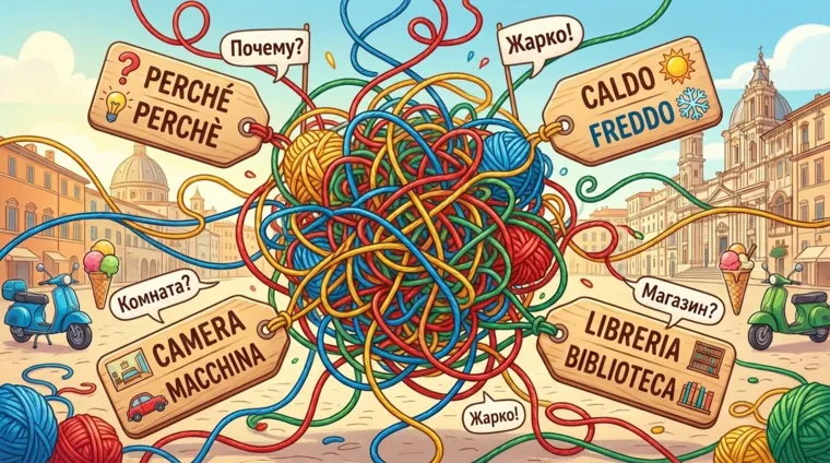 Часто путаемые слова в итальянском языке