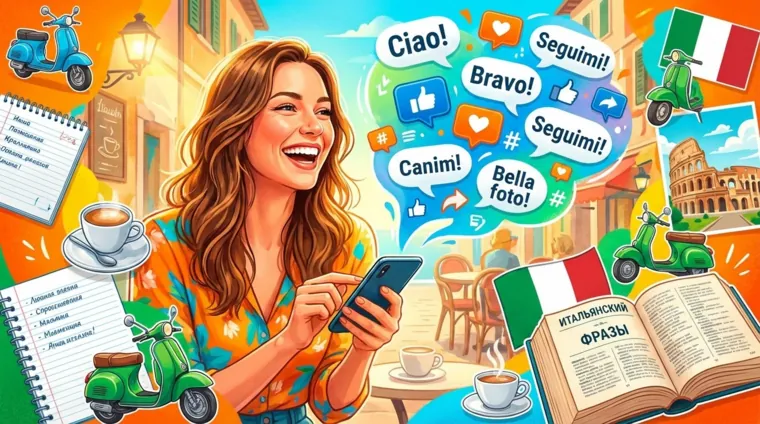 Фразы для общения в социальных сетях на итальянском