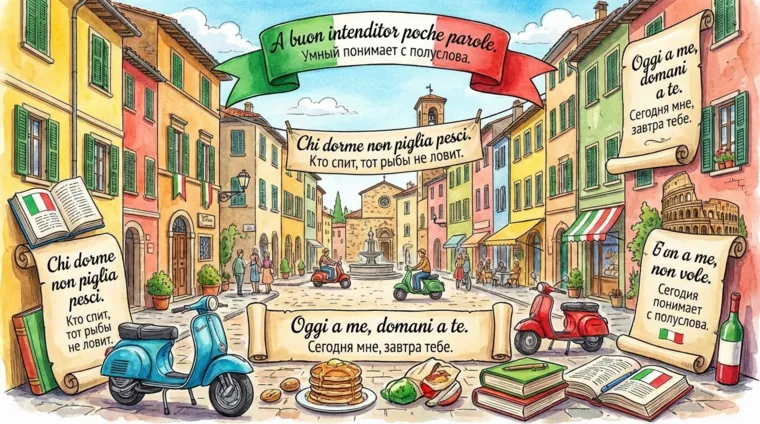 Итальянские пословицы и поговорки с переводом