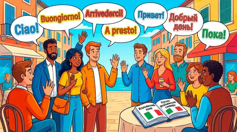Приветствия и прощания на итальянском языке