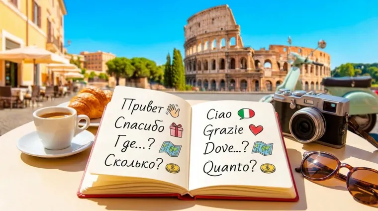 Итальянский язык для туристов: мини-словарь