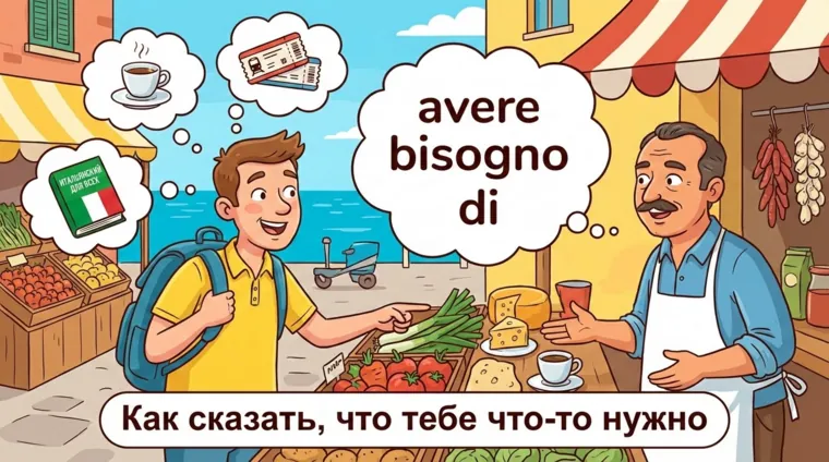 Как сказать, что тебе что-то нужно: avere bisogno di