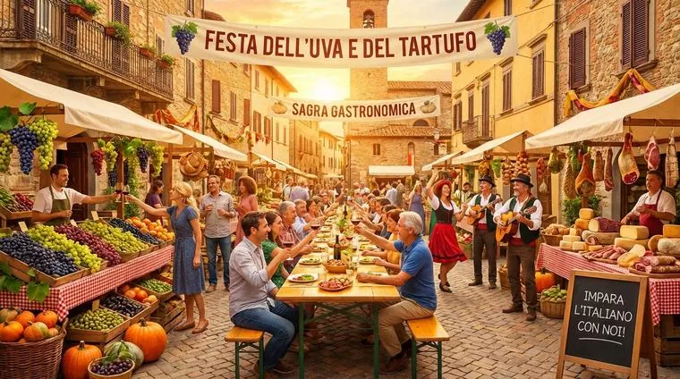 Итальянские праздники урожая и гастрономические ярмарки