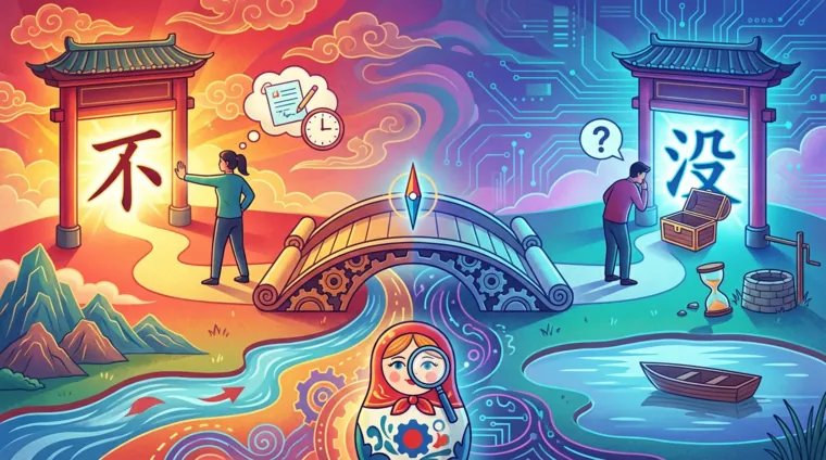 Отрицание в китайском языке: 不 и 没 — в чём разница